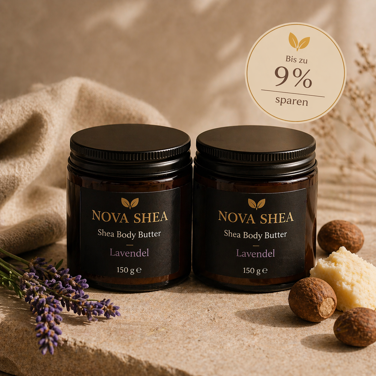 Shea Body Butter Lavendel –2er Bundle (2x150g)